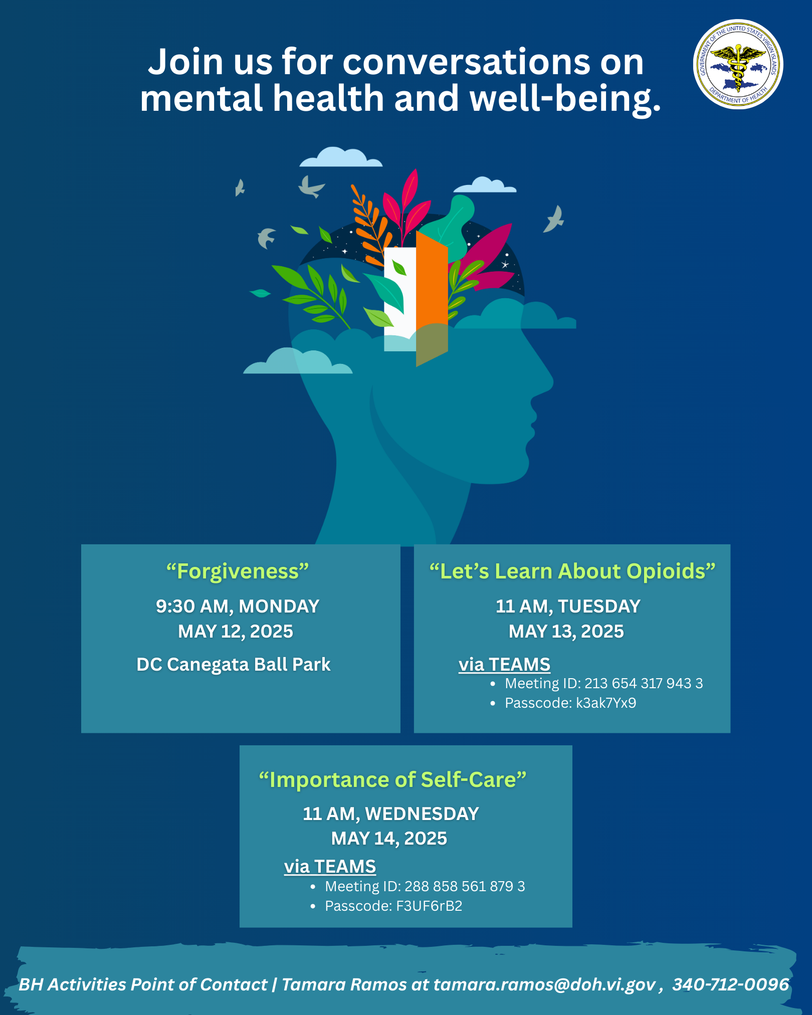 MENTAL HEALTH MONTH COMMUNITY ACTIVITIES