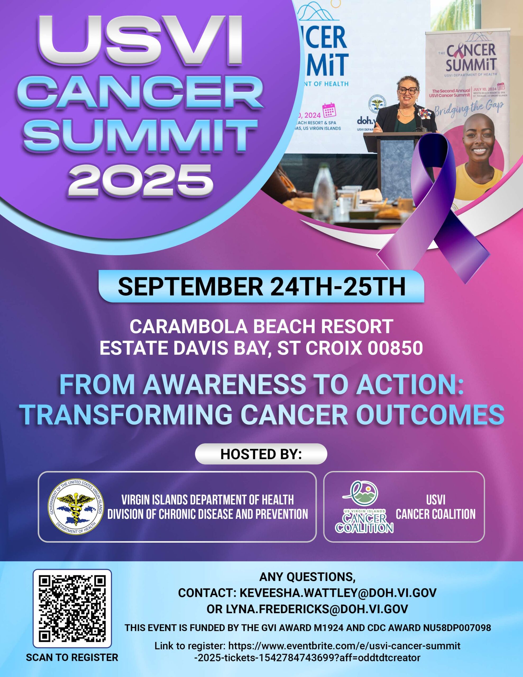 USVI Cancer Summit 2025 flyer -2